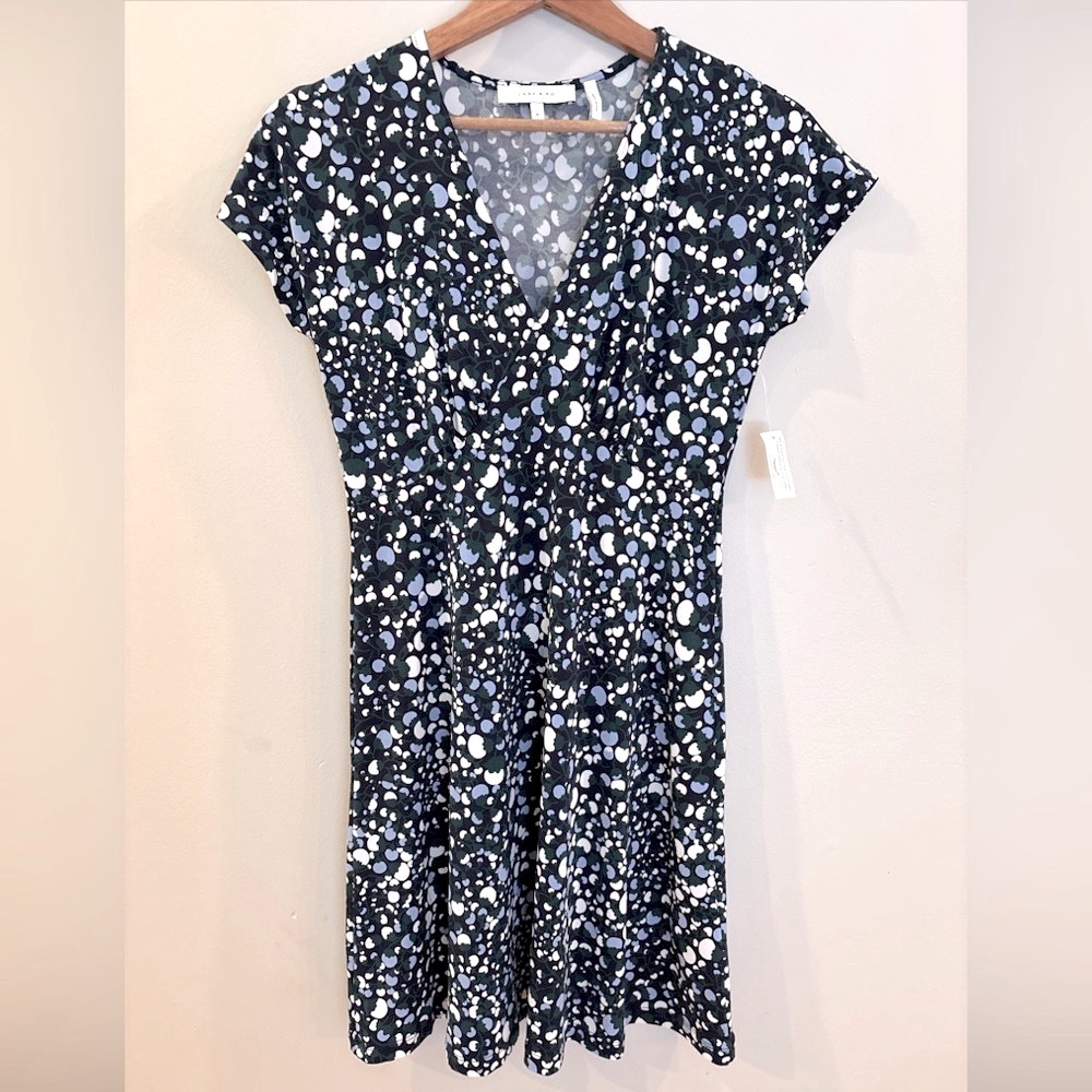 Lark & Ro Dress Sz 6 Navy Blue Stretchy & Soft!